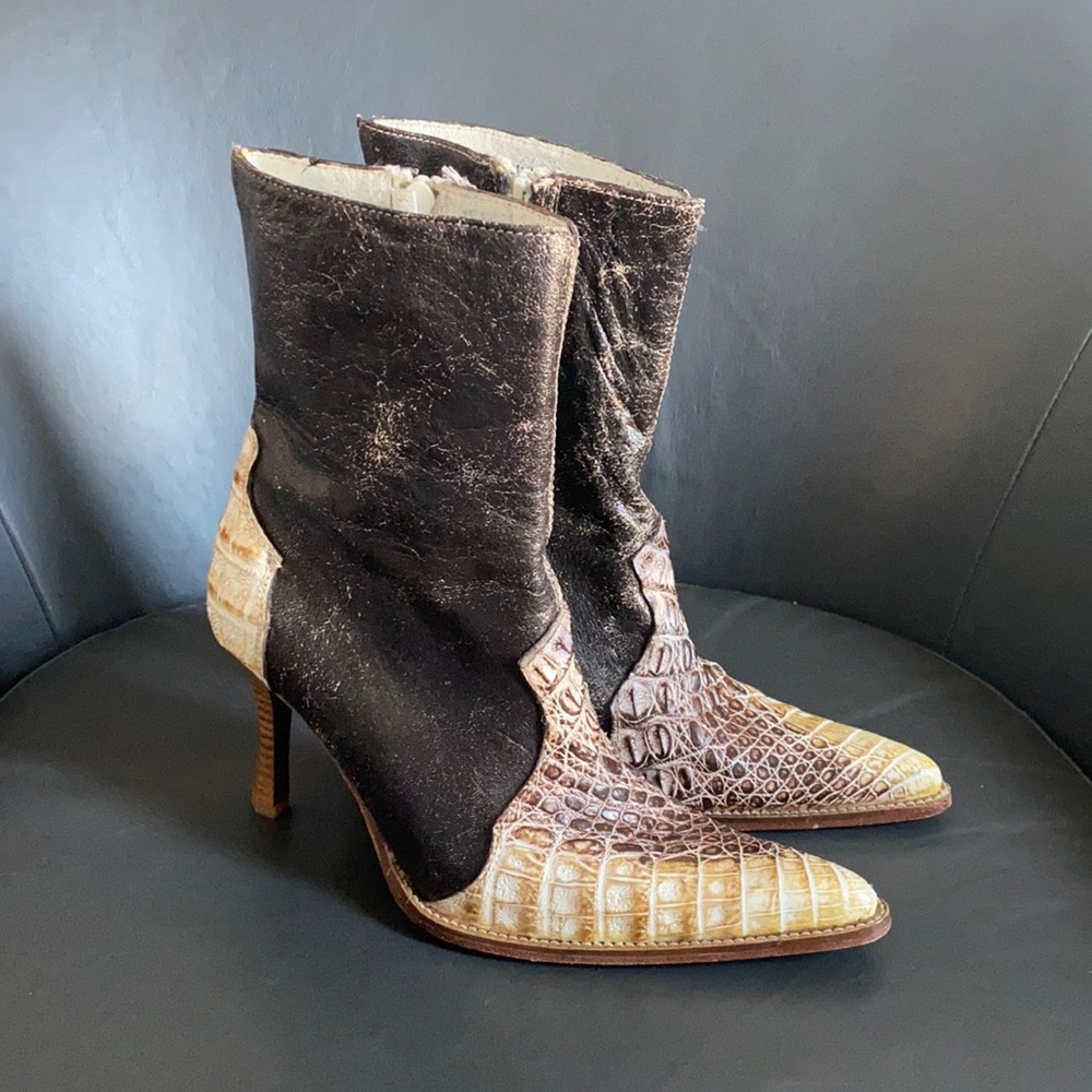 Los Altos Western Pointed Toe Cowboy Boots size 7